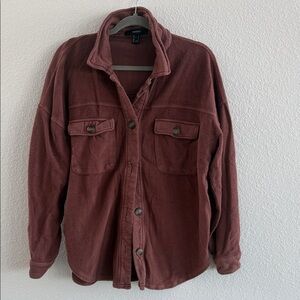 Forever 21 Maroon Shacket